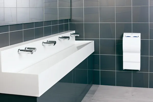 Waschbecken „Silhouette“ 240 × 47 × 20 cm in Weiß Waschbecken „Silhouette“ 240 × 47 × 20 cm in Weiß