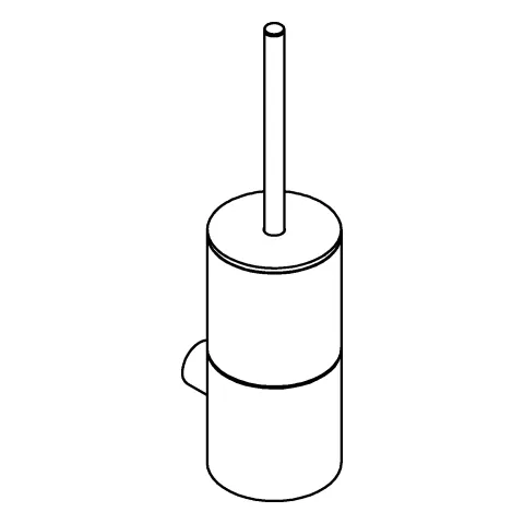 Toilettenbürstengarnitur Atrio 40892, Wandmontage Toilettenbürstengarnitur Atrio 40892, Wandmontage