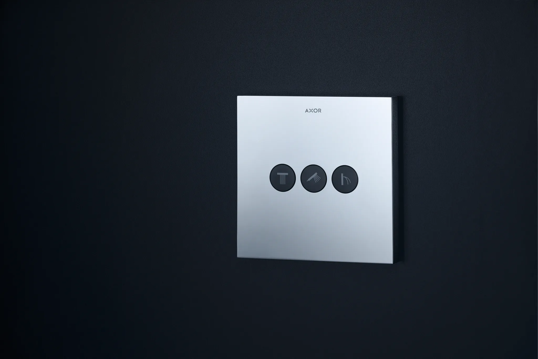 Absperrventil UP Axor ShowerSelect Fertigset 3 Verbraucher quadratisch chr.