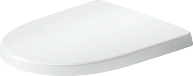 Duravit Univ.WC-Sitz D-shaped Tief 457mm Ülap Absenkaut. abnehmb. Scharn. Edelst. We