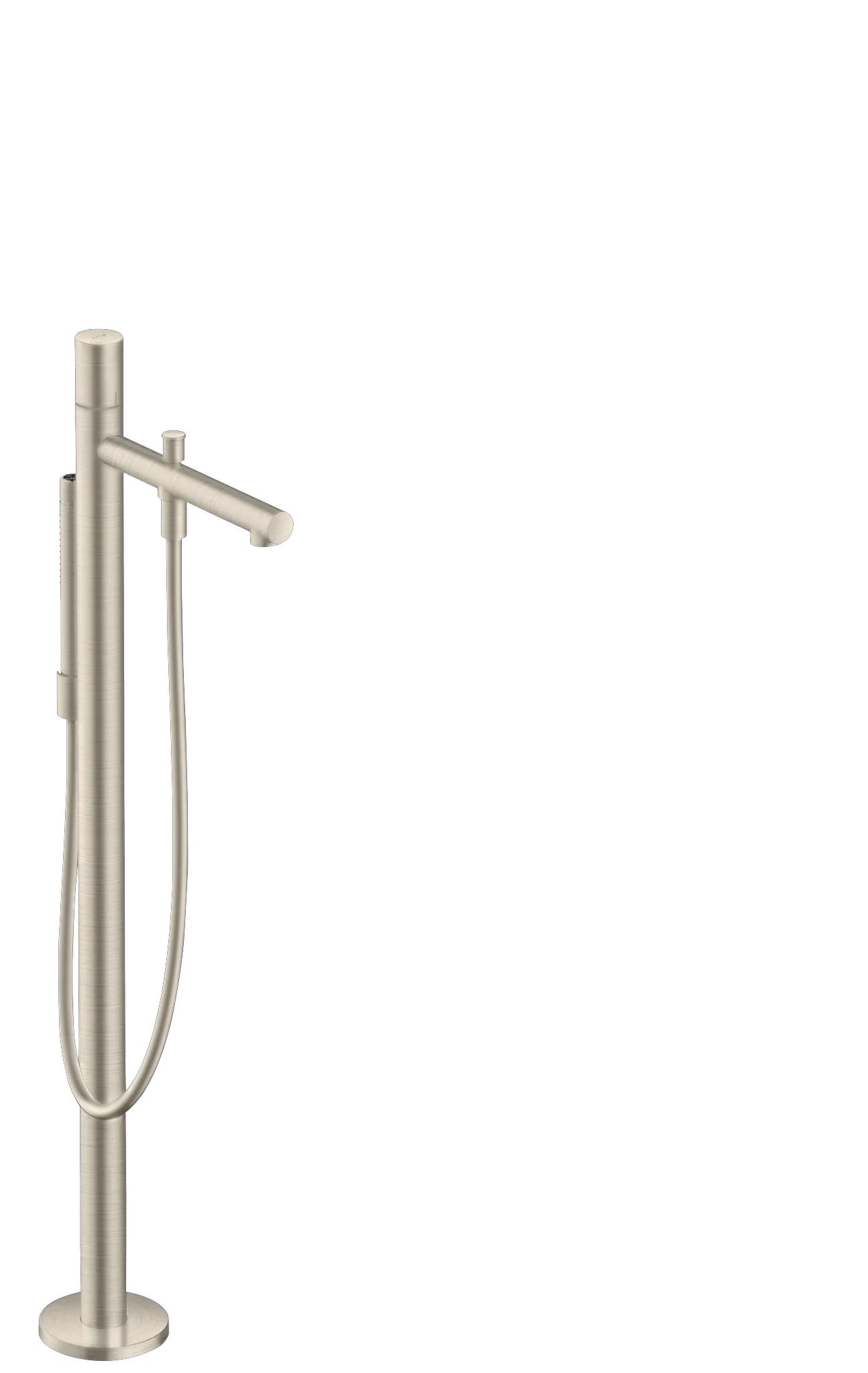 Hansgrohe AXOR Uno Einhebel-Wannenmischer bodenstehend mit Zerogriff Brushed Nickel Hansgrohe AXOR Uno Einhebel-Wannenmischer bodenstehend mit Zerogriff Brushed Nickel