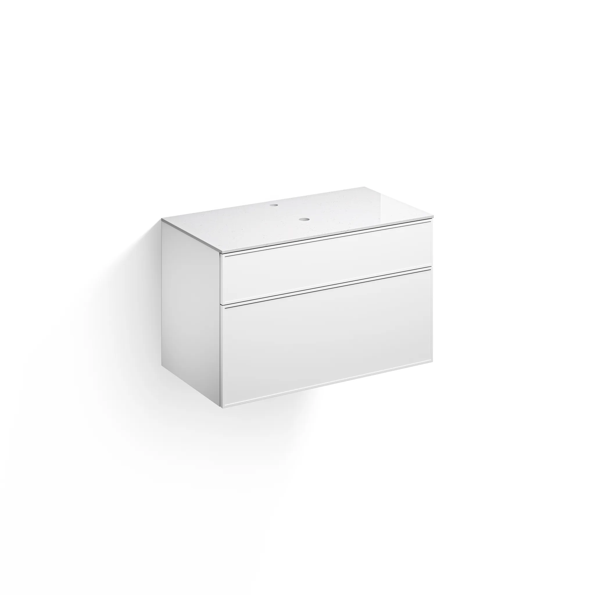 Alape Möbelmodul Arkta 1000x600 Carrara/Weiß
