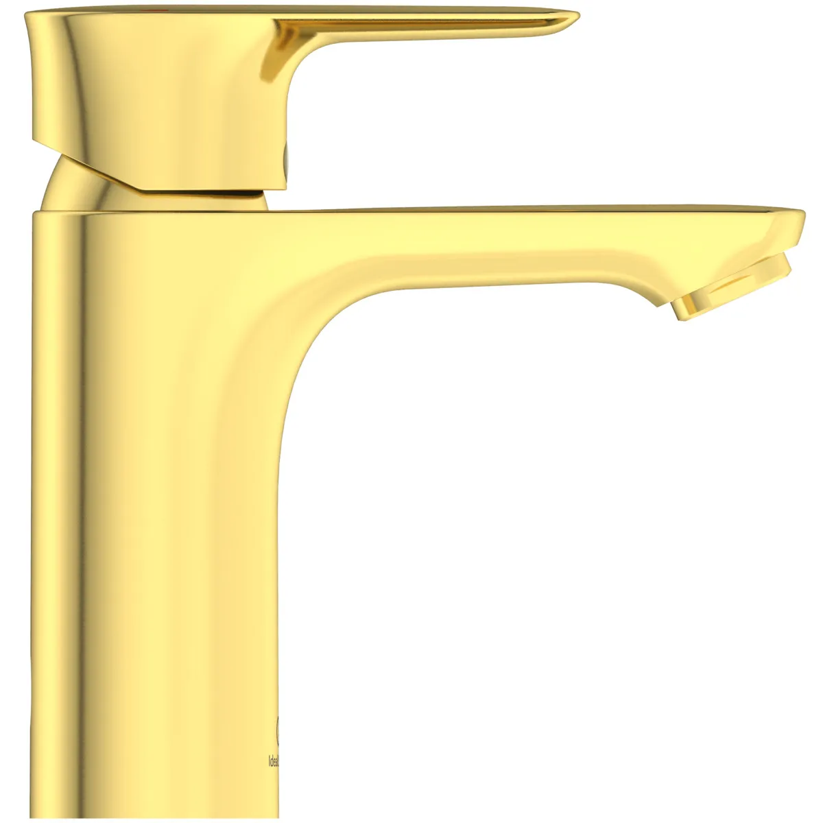 Waschtischarmatur Connect Air, 5 l/min., ohne Ablaufgarnitur, Ausladung 112mm, Brushed Gold Waschtischarmatur Connect Air, 5 l/min., ohne Ablaufgarnitur, Ausladung 112mm, Brushed Gold