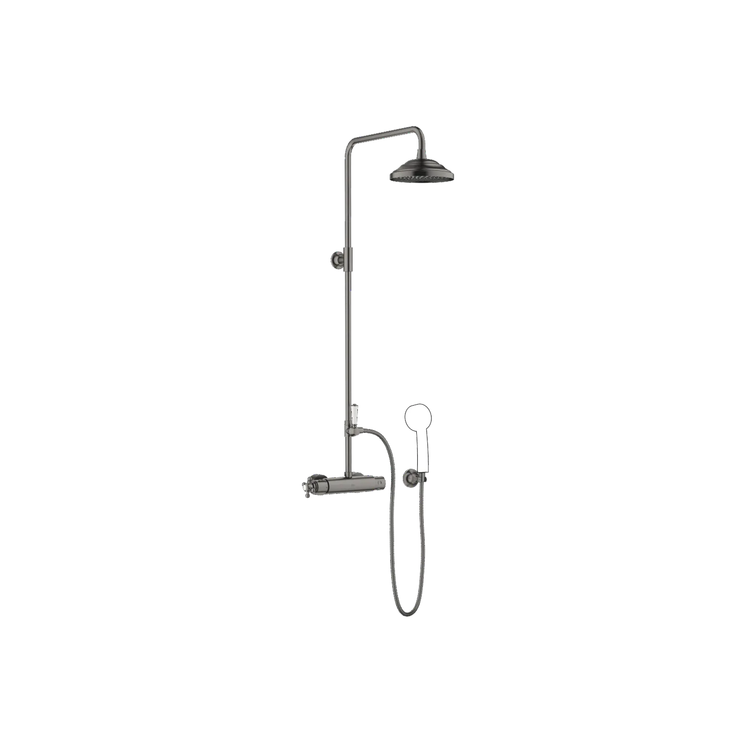 Shower Pipe mit Brause-Thermostat ohne Handbrause FlowReduce MADISON Chrom 34458360