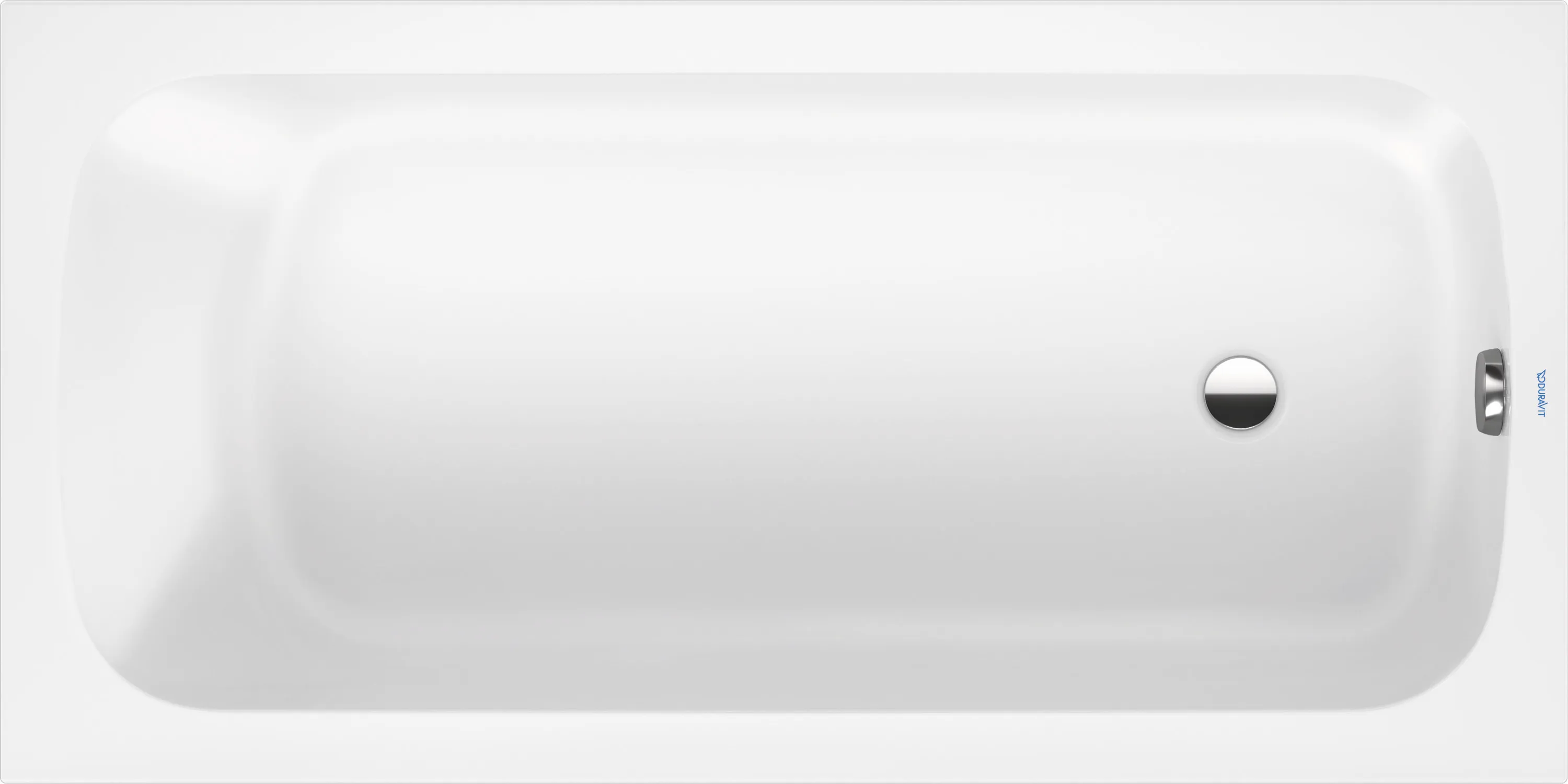 Duravit Badewanne „Qatego“ rechteck 1500 × 750 mm, Fußablauf in Weiß Duravit Badewanne „Qatego“ rechteck 1500 × 750 mm, Fußablauf in Weiß