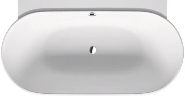 Duravit Badewanne „Luv“ vorwand oval 1800 × 950 mm, mittig in Weiß (matt) Duravit Badewanne „Luv“ vorwand oval 1800 × 950 mm, mittig in Weiß (matt)