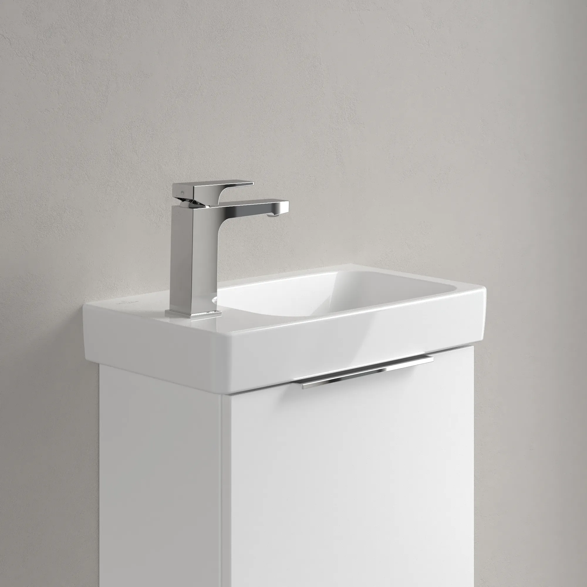 Villeroy & Boch Waschbecken „Architectura“ 480 × 275 × 138 mm, ohne Hahnlochbohrung, für Becken rechts