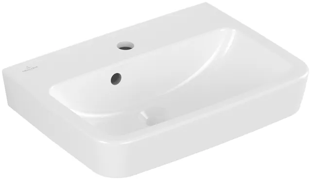 Villeroy & Boch Handwaschbecken „O.novo“ 500 × 370 × 160 mm, für Becken mittig, mit Hahnlochbohrung, Hahnlochposition mittig in Weiß Alpin Villeroy & Boch Handwaschbecken „O.novo“ 500 × 370 × 160 mm, für Becken mittig, mit Hahnlochbohrung, Hahnlochposition mittig in Weiß Alpin