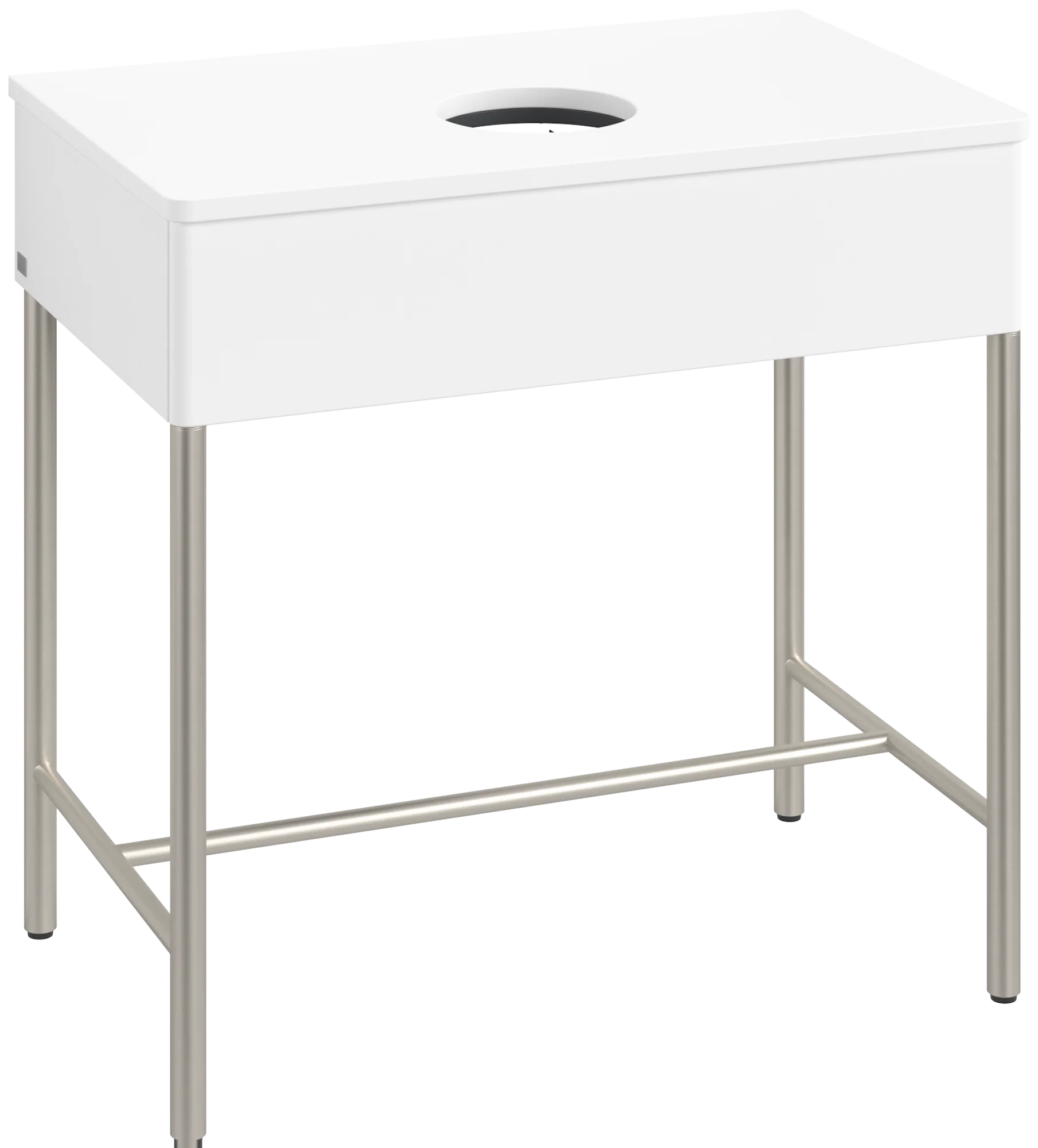 Villeroy & Boch Waschbeckenunterschrank Artis L60010, Eckig White Matt Lacquer, 800x782x500mm, mit Beleuchtung und Push-to-open Funktion Villeroy & Boch Waschbeckenunterschrank Artis L60010, Eckig White Matt Lacquer, 800x782x500mm, mit Beleuchtung und Push-to-open Funktion