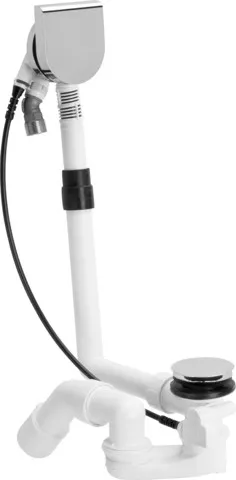 Viega Ab- und Überlaufgarnitur mit Zulauffunktion Modell 6170.10 „Multiplex Trio“ 6170.10 in 560 mm × DN40 / 50 verchromt 11 cm