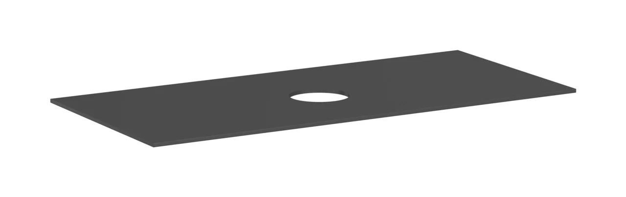 Hansgrohe Xevolos E Konsole 1180x500 mm, mittiger Ausschnitt für Aufsatzwaschtisch ohne Hahnloch, Schiefergrau Matt Hansgrohe Xevolos E Konsole 1180x500 mm, mittiger Ausschnitt für Aufsatzwaschtisch ohne Hahnloch, Schiefergrau Matt