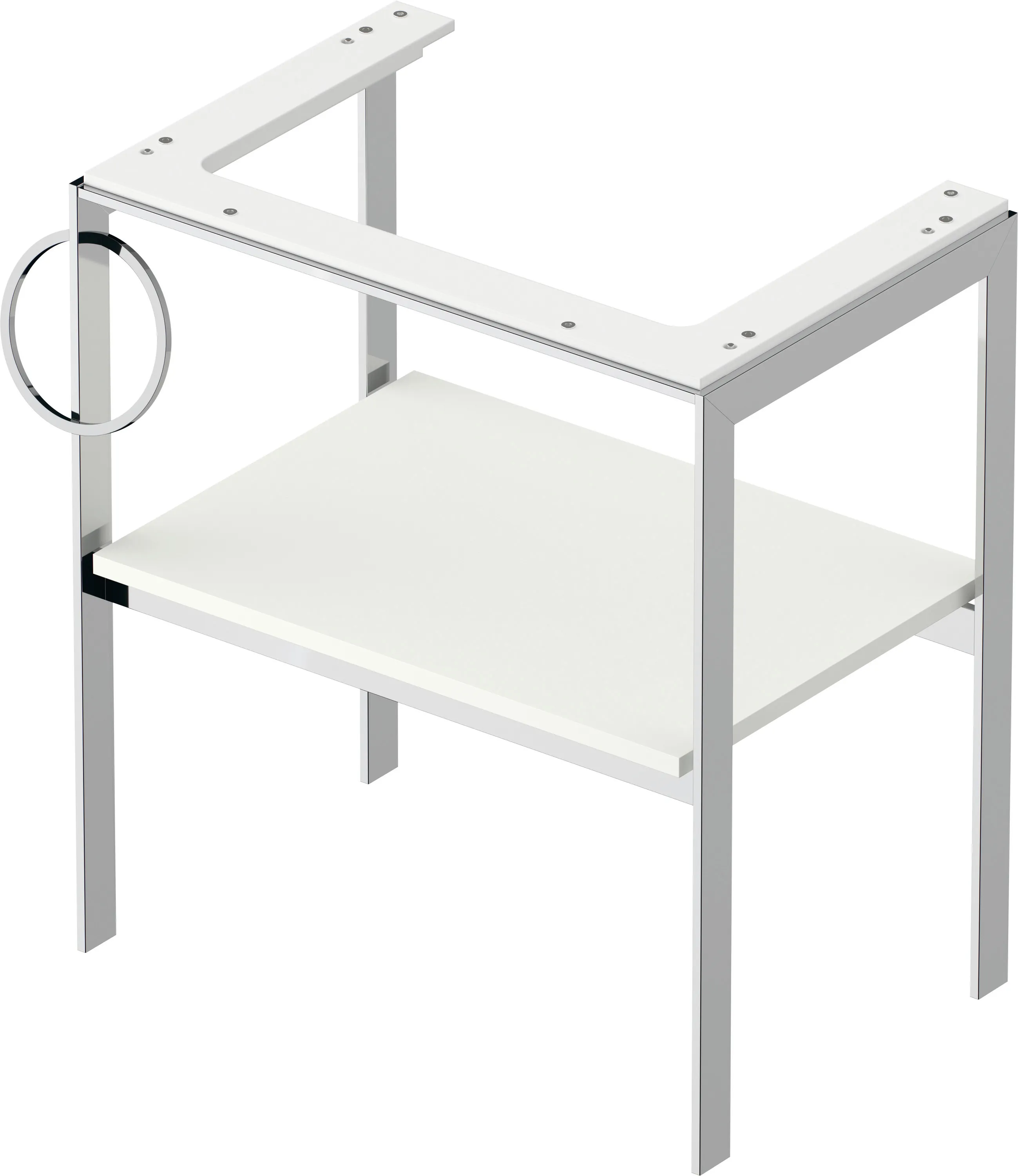 Duravit Konsole „White Tulip“ in Weiß Seidenmatt Duravit Konsole „White Tulip“ in Weiß Seidenmatt