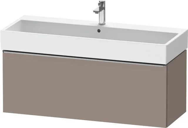 Duravit Waschtischunterschrank wandhängend „D-Neo“ 118,4 × 44 × 44,2 cm Basalt Matt Duravit Waschtischunterschrank wandhängend „D-Neo“ 118,4 × 44 × 44,2 cm Basalt Matt