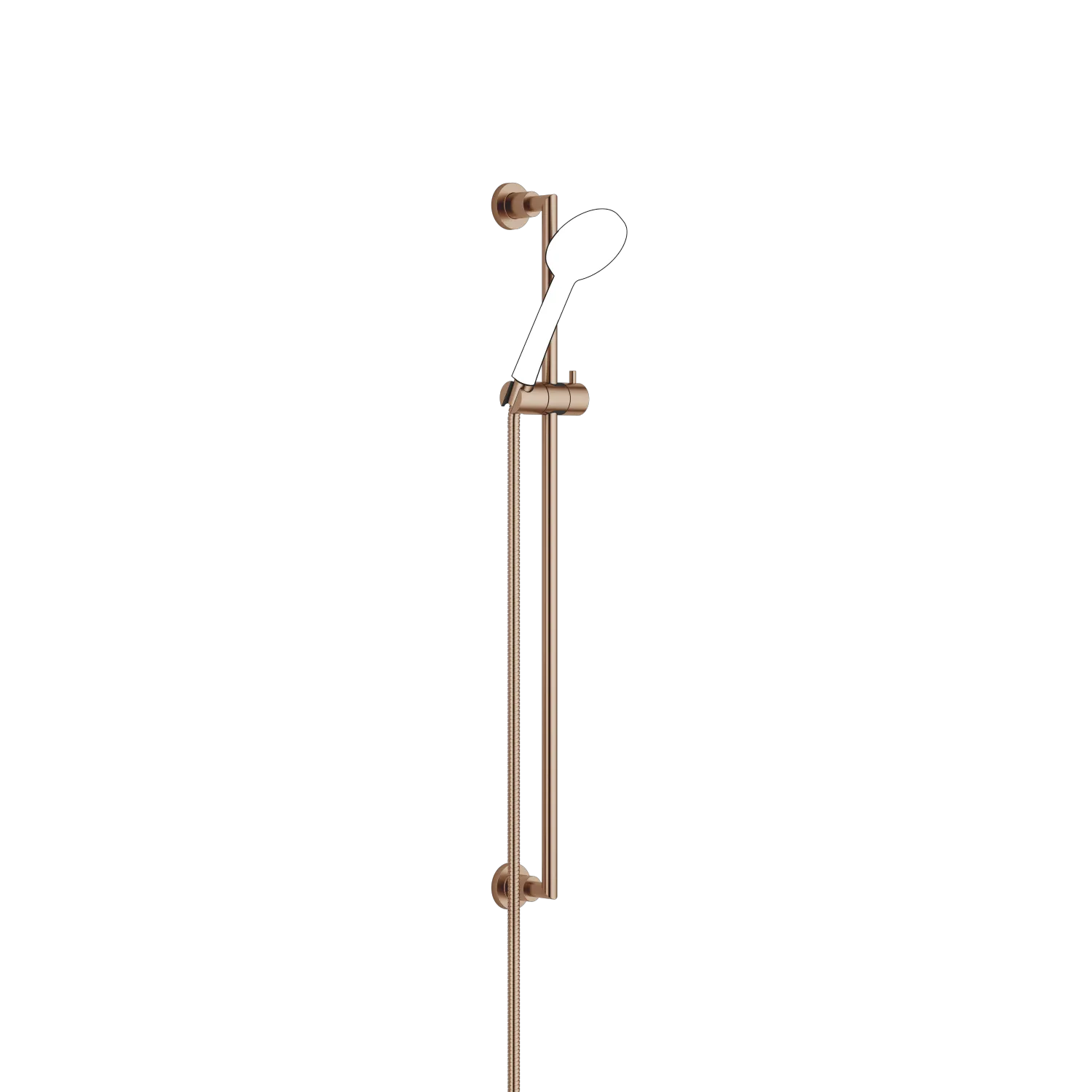 Dornbracht Duschgarnitur TARA Bronze gebürstet PVD, Stichmaß 800 mm, Rosette Ø 55 mm, Rohrdurchmesser 18 mm