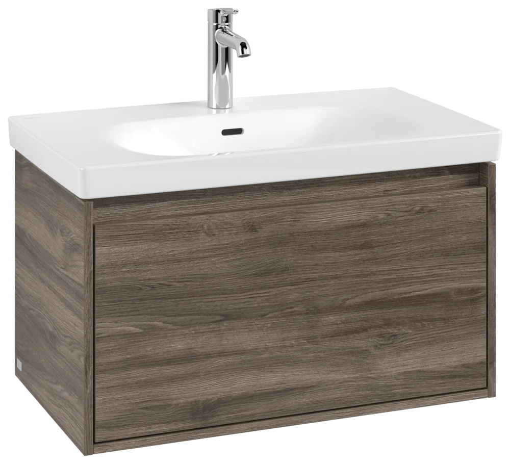 Villeroy & Boch Waschbeckenunterschrank Skyla C78600, 772x436x439 mm, Stone Oak, mit SoftClosing und Antirutsch-Boden Villeroy & Boch Waschbeckenunterschrank Skyla C78600, 772x436x439 mm, Stone Oak, mit SoftClosing und Antirutsch-Boden