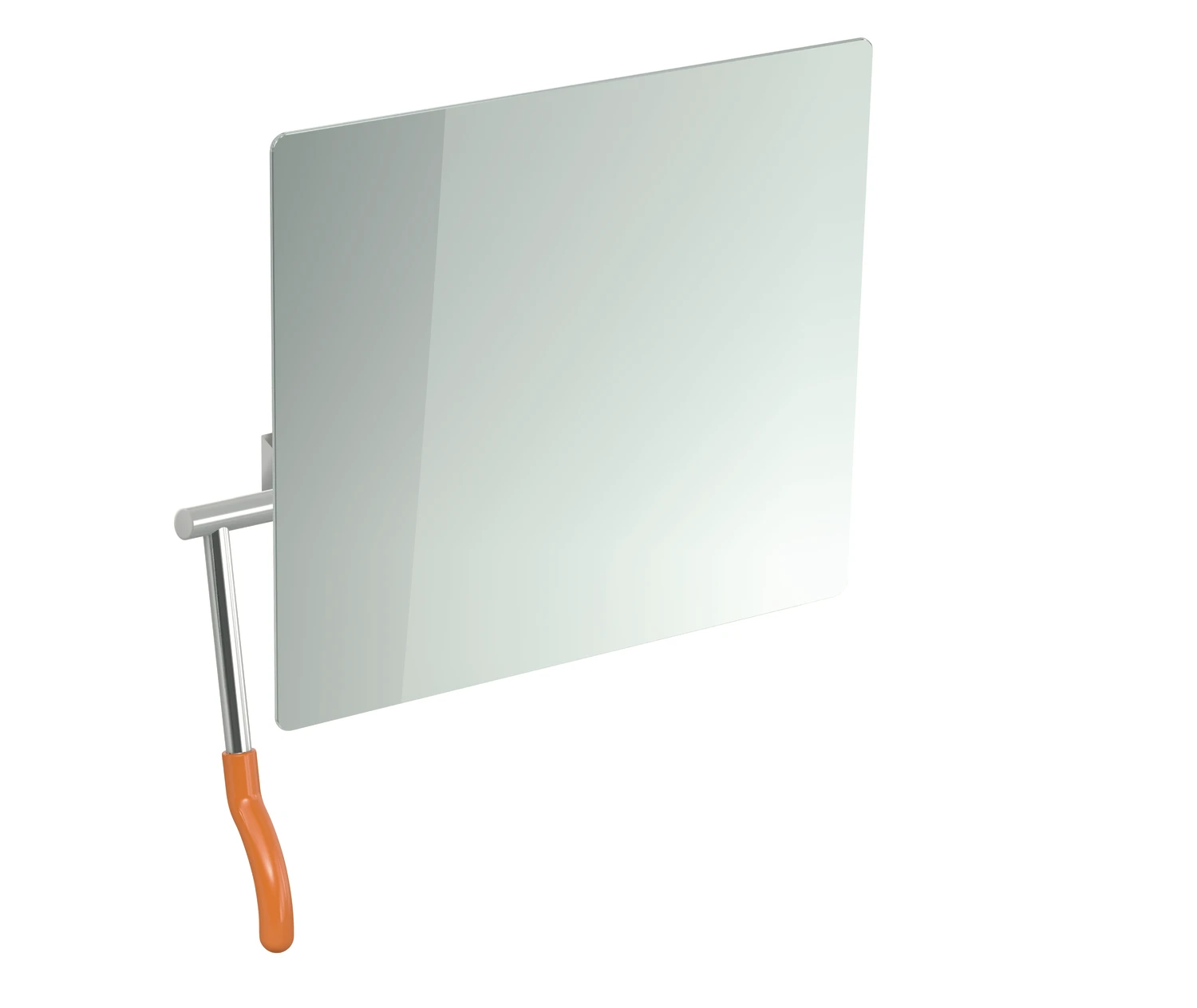 HEWI Kippspiegel „Serie 802 LifeSystem“ 72,5 × 74,1 cm in Orange