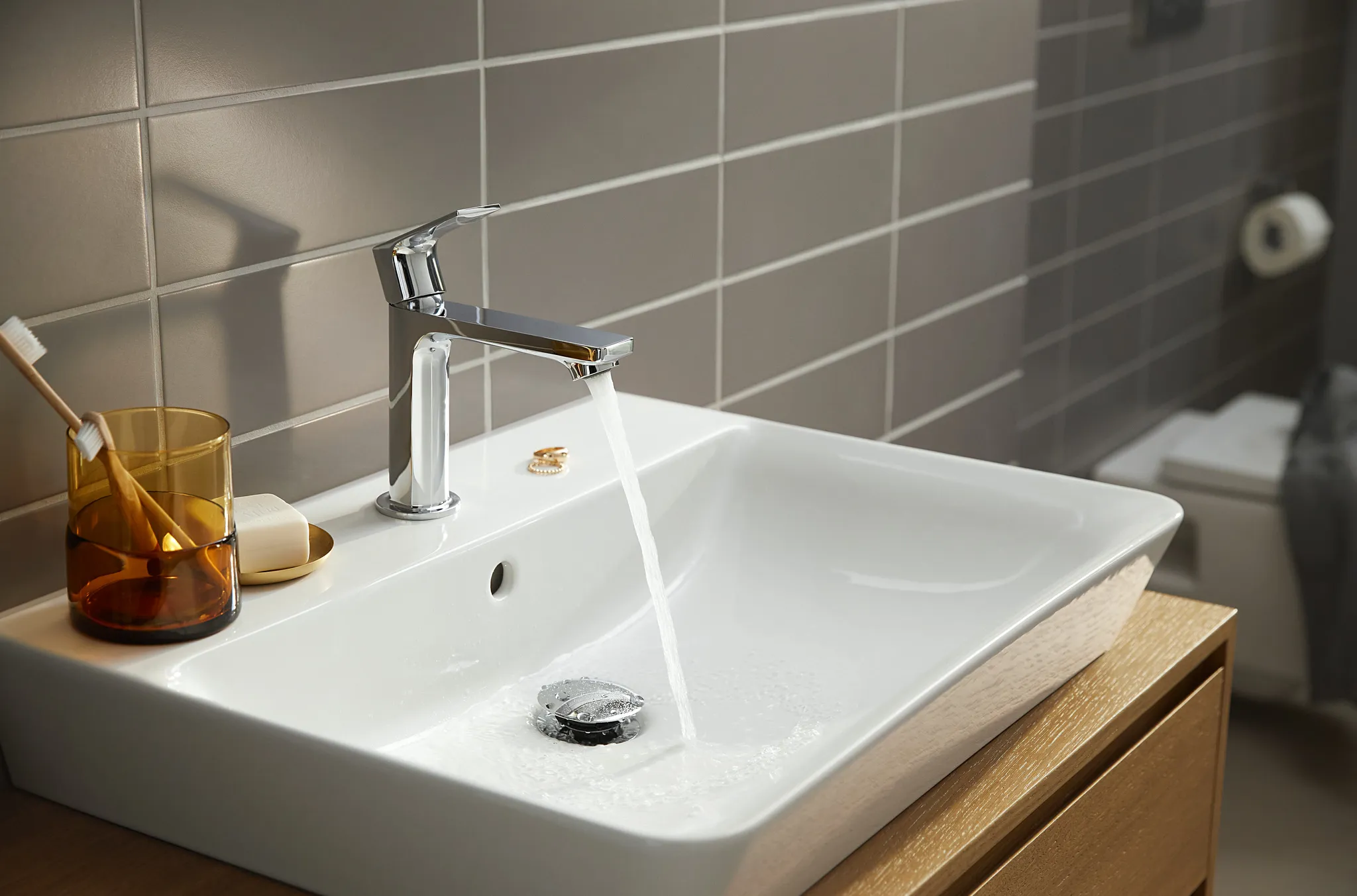 Hansgrohe Rebris E Einhebel-Waschtischmischer 110 CoolStart, Chrom Hansgrohe Rebris E Einhebel-Waschtischmischer 110 CoolStart, Chrom