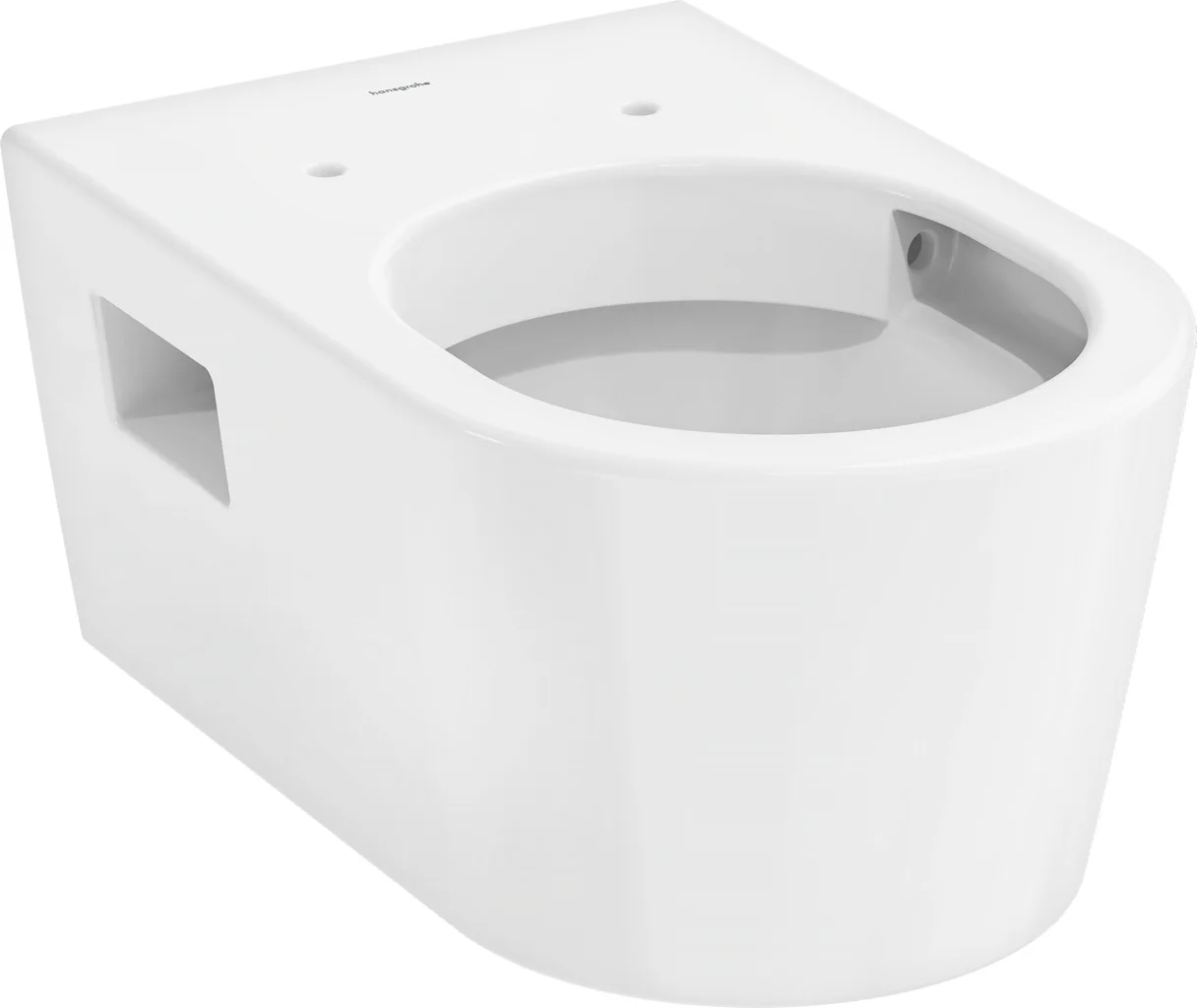 Hansgrohe EluPura Original S Wand-WC, spülrandlos, SmartClean, glänzend, 180 mm Mittenabstand, 160 mm Achsabstand Toilettensitzbefestigung, 540 mm Höhe