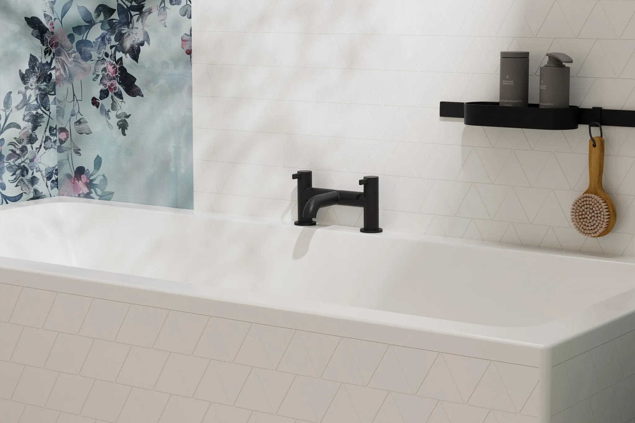 Hansgrohe WallStoris Duschset, Mattschwarz
