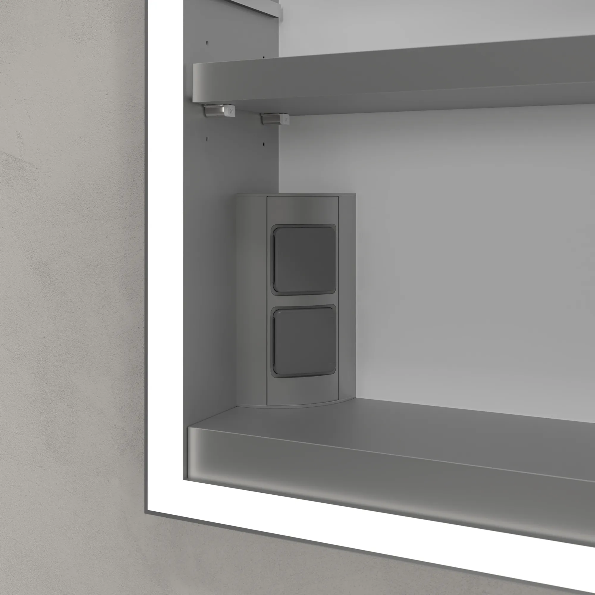 Villeroy & Boch Einbau-Spiegelschrank „My View Now“ 600 × 750 × 168 mm in White Matt, Anschlag rechts, rechts Villeroy & Boch Einbau-Spiegelschrank „My View Now“ 600 × 750 × 168 mm in White Matt, Anschlag rechts, rechts