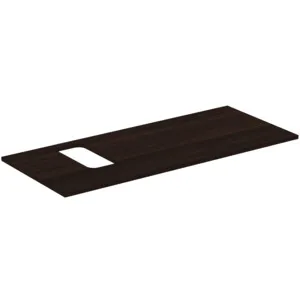 Waschtischplatte i.life B Ausschnitt links für ein Wand-Waschtisch 1202x507x18mm Weiß matt
