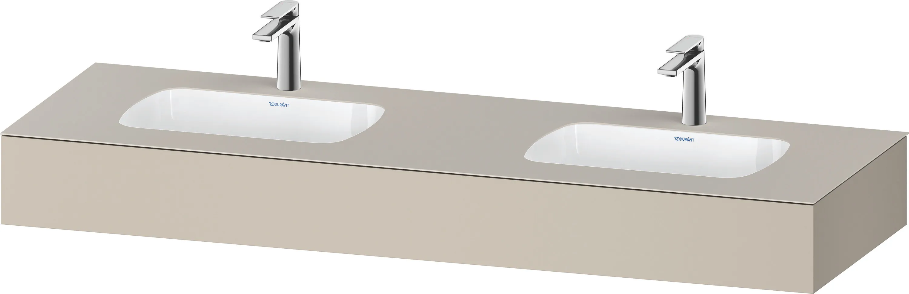 Einbauwaschtisch mit Konsole „Qatego“ 160 × 55 × 17 cm