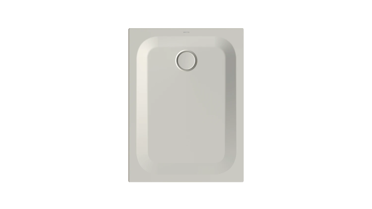 Bette rechteck Duschwanne „BetteUltra“ 1000 × 750 mm ohne Oberflächenbeschichtung, mit BetteGlasur Plus, ohne Wannenträger, in Flax