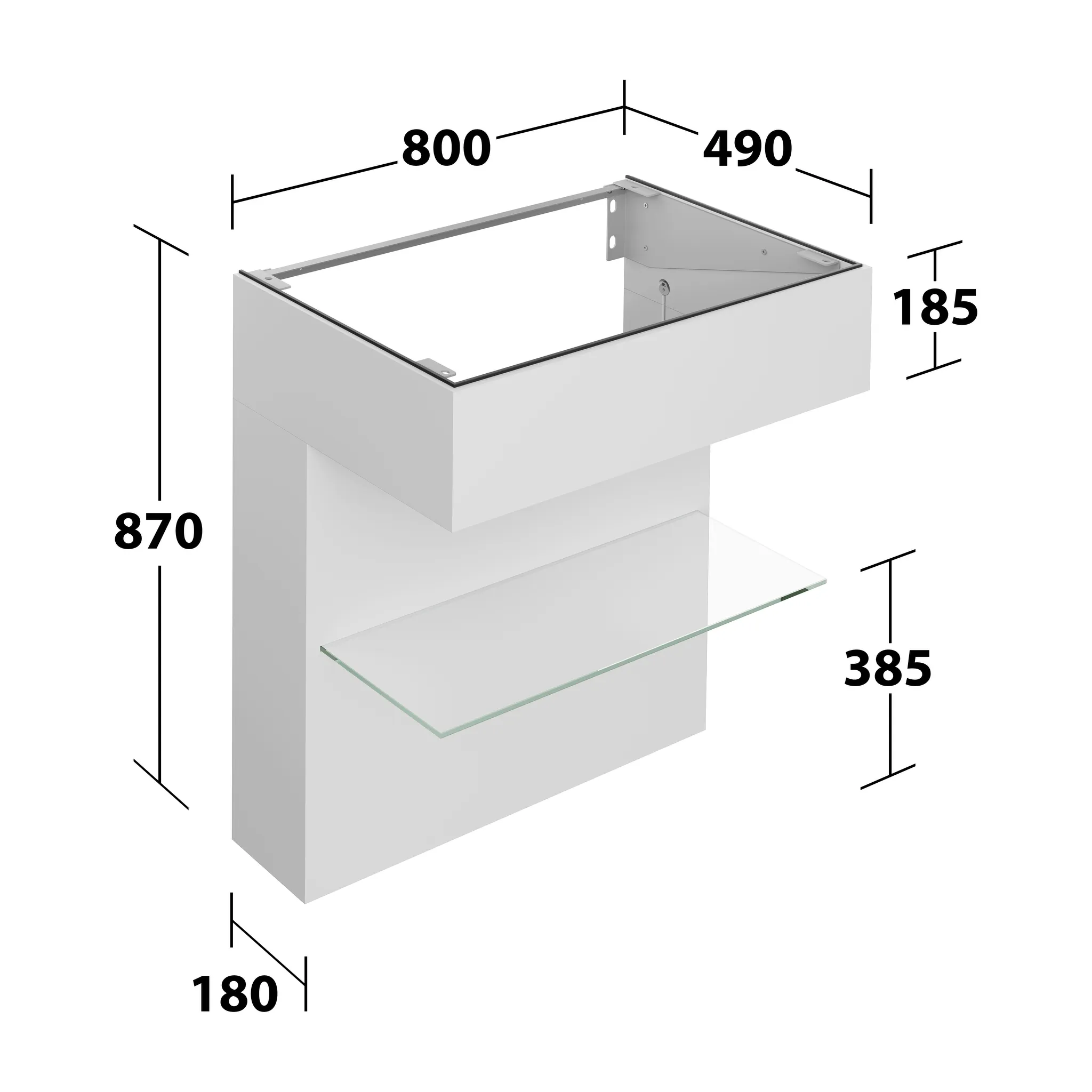 KEUCO EDITION 11 ART Waschtischunterbau mit Glasablage 800 x 870 x 490 Manhattan KEUCO EDITION 11 ART Waschtischunterbau mit Glasablage 800 x 870 x 490 Manhattan