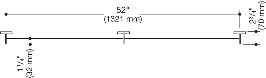 HEWI Haltegriff „System 900“ in Schwarz tiefmatt