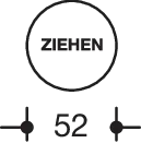 HEWI Symbol 5,2 cm HEWI Symbol 5,2 cm