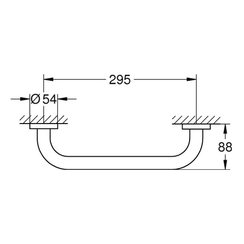 Wannengriff Essentials 40421_1, 349 mm Wannengriff Essentials 40421_1, 349 mm