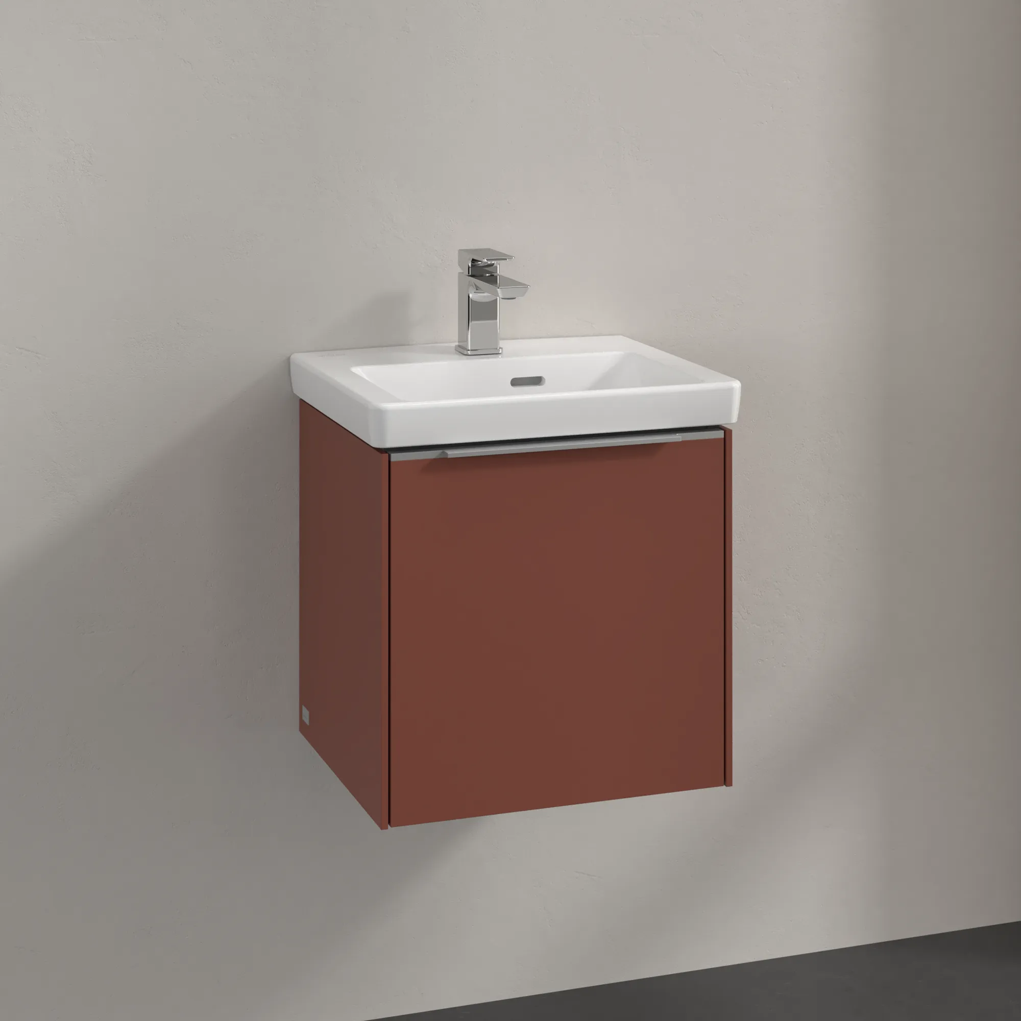 Villeroy & Boch Subway 3.0 Waschbeckenunterschrank C58100, 423 x 429 x 377,5 mm, Wine Red