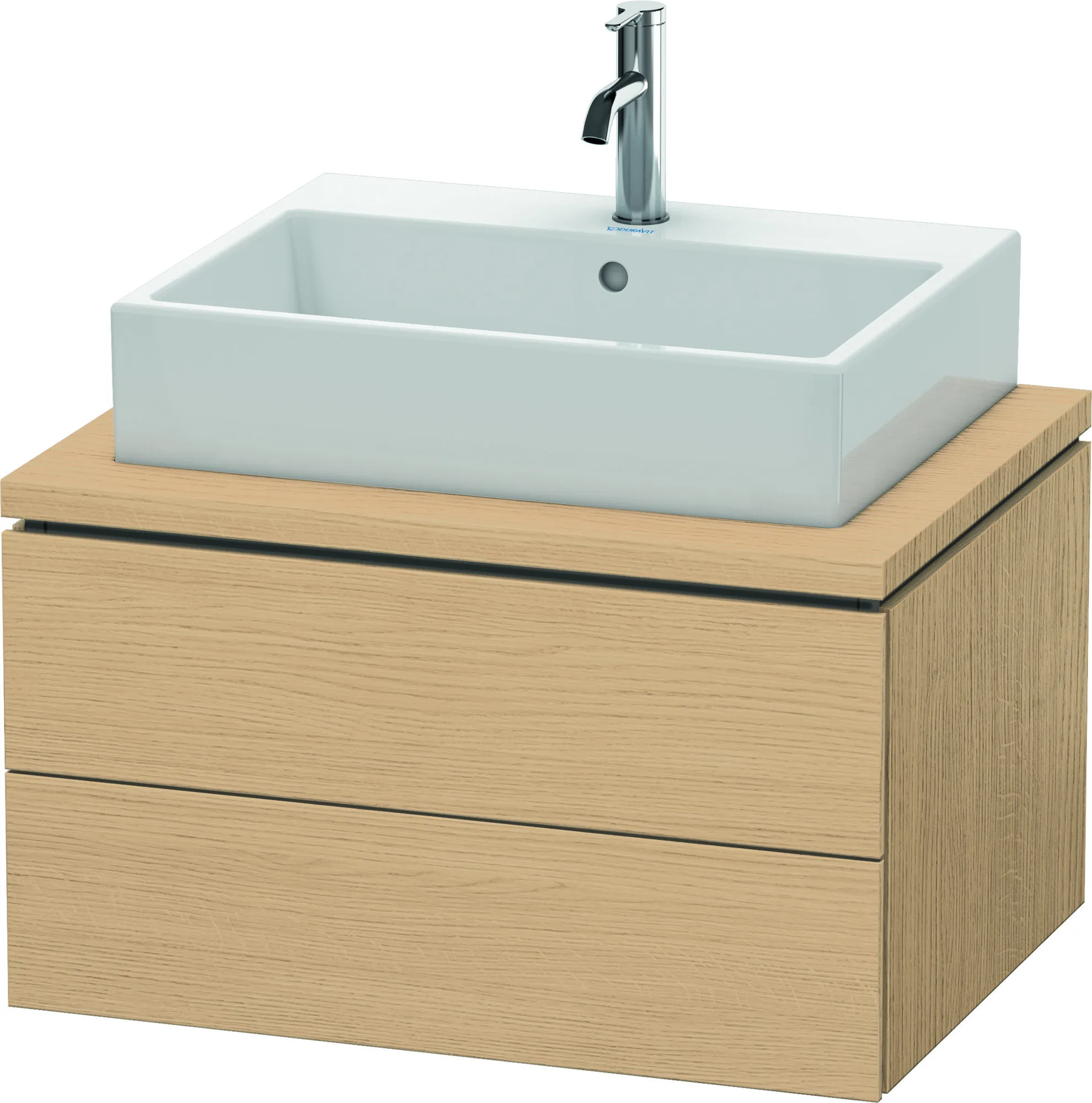 Duravit Waschtischunterschrank wandhängend „L-Cube“ 72 × 40 × 54,7 cm Eiche Natur Duravit Waschtischunterschrank wandhängend „L-Cube“ 72 × 40 × 54,7 cm Eiche Natur