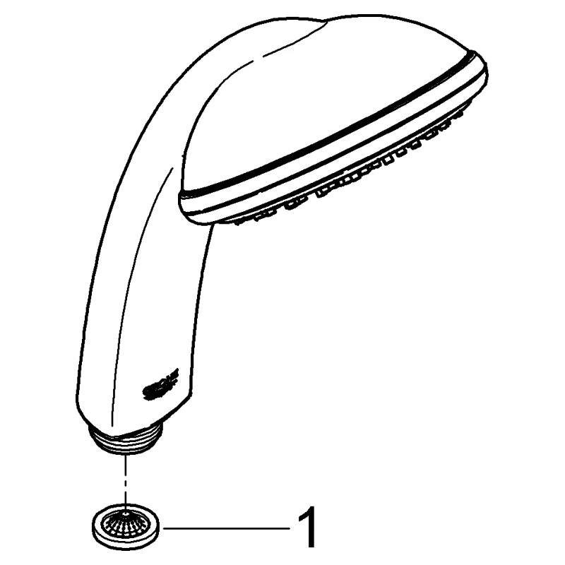 Handbrause Tempesta 100 28261_2, 3 Strahlarten, chrom