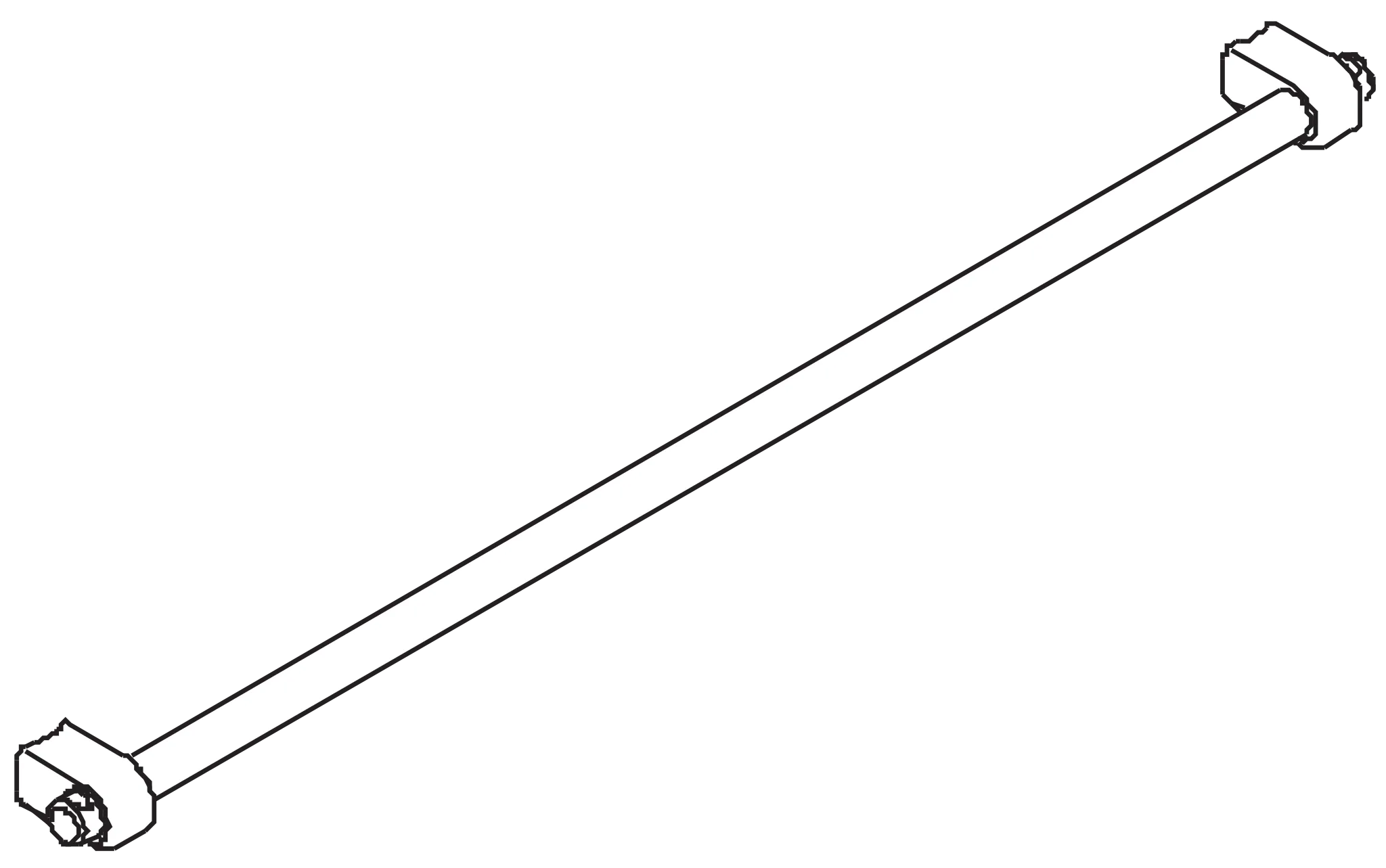 Kermi Duschdesign Handtuchhalter „VARIO 2000“ 1000 mm in Silber Mattglanz Kermi Duschdesign Handtuchhalter „VARIO 2000“ 1000 mm in Silber Mattglanz