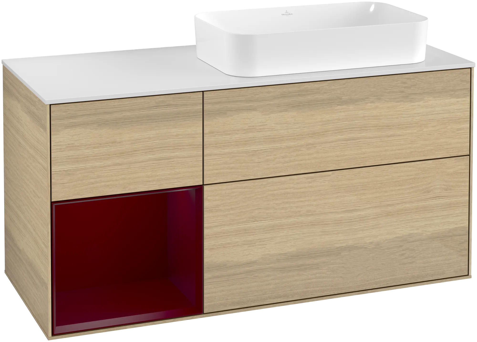 Villeroy & Boch Finion Waschbeckenunterschrank F27 1200x603x501mm mit Beleuchtung