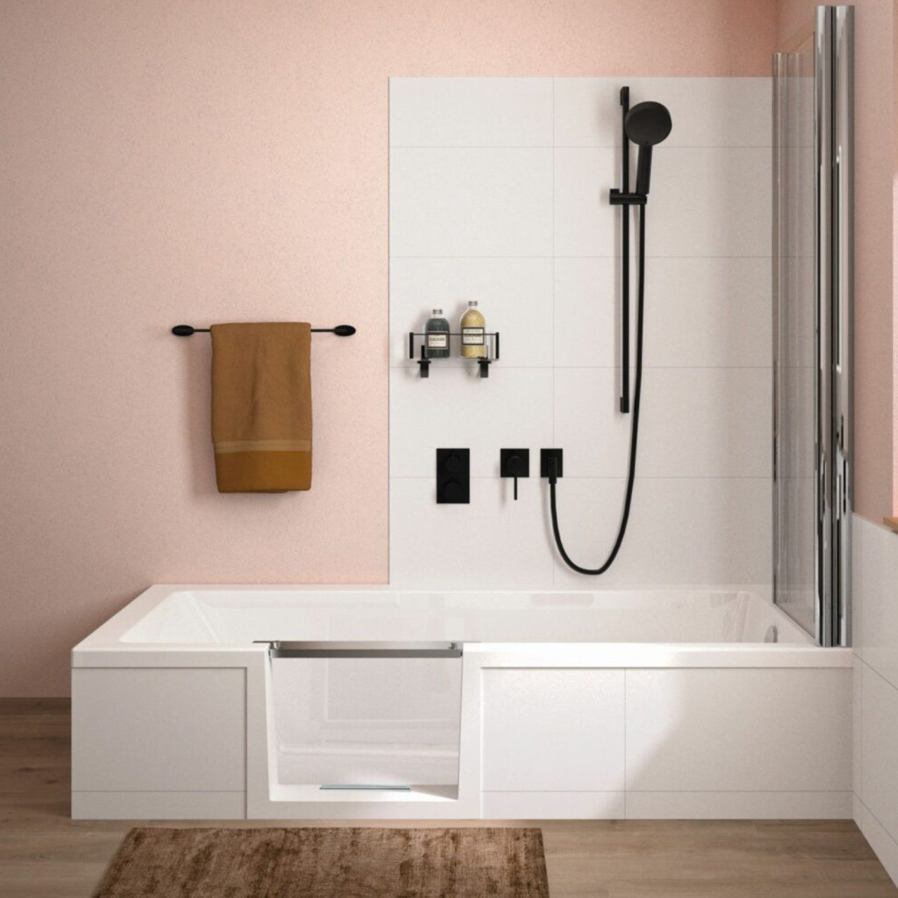 repaBAD Duschbadewanne „Livorno Mono Easy“ 170 × 70 cm repaBAD Duschbadewanne „Livorno Mono Easy“ 170 × 70 cm