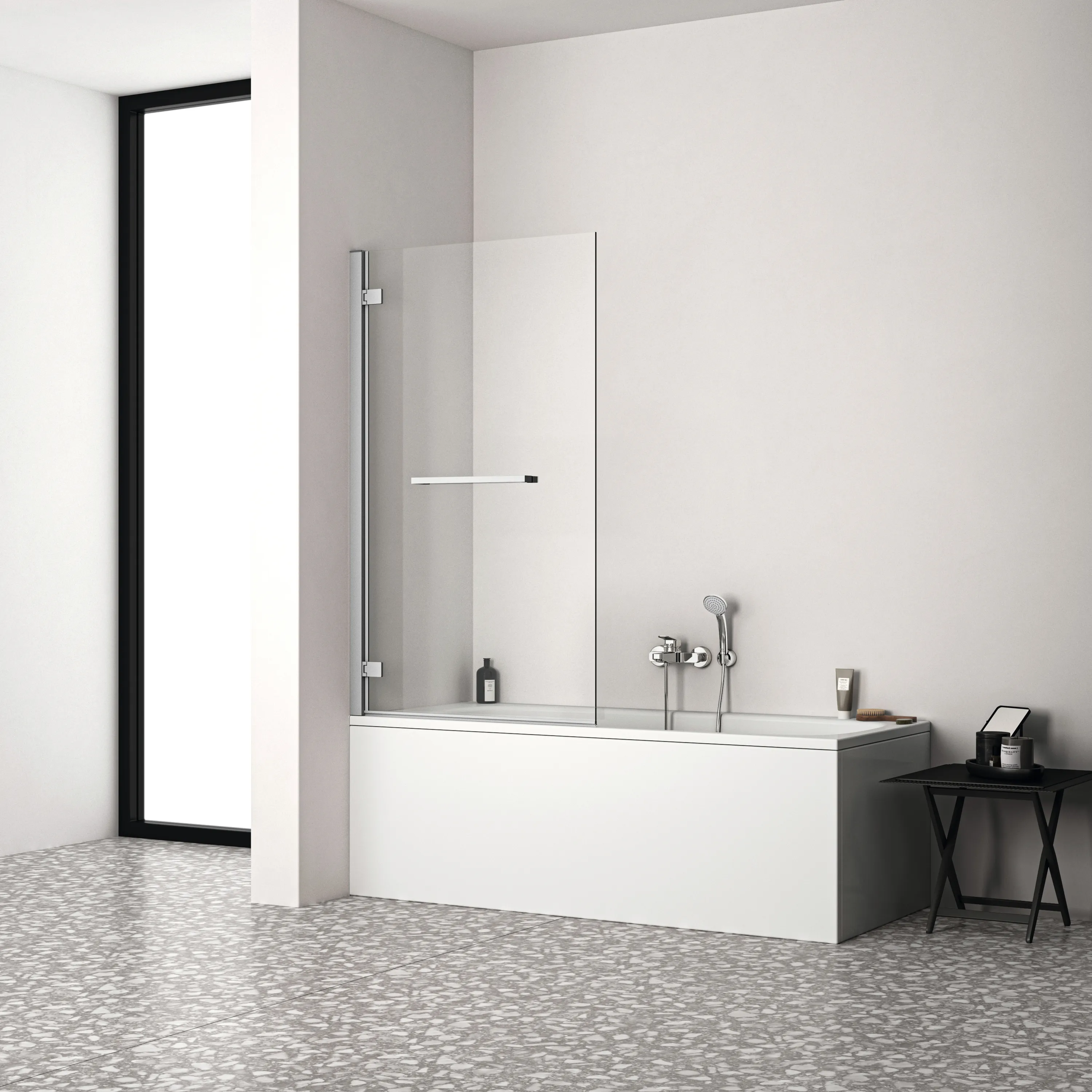 Badearmatur Aufputz Ceraplan mit Handbrause-Set 220x182x109mm Chrom Badearmatur Aufputz Ceraplan mit Handbrause-Set 220x182x109mm Chrom