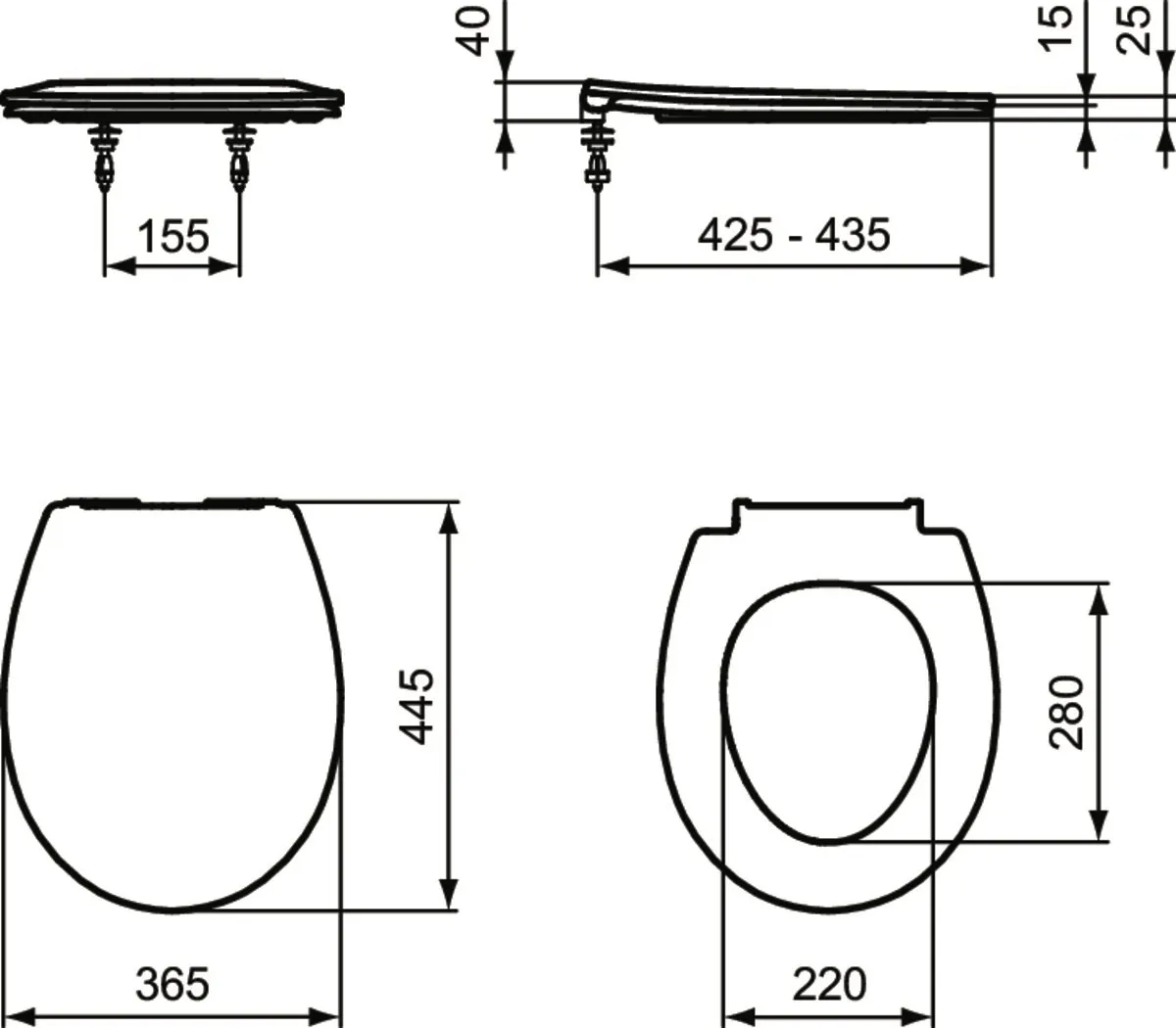 Ideal Standard WC-Sitz „Eurovit“