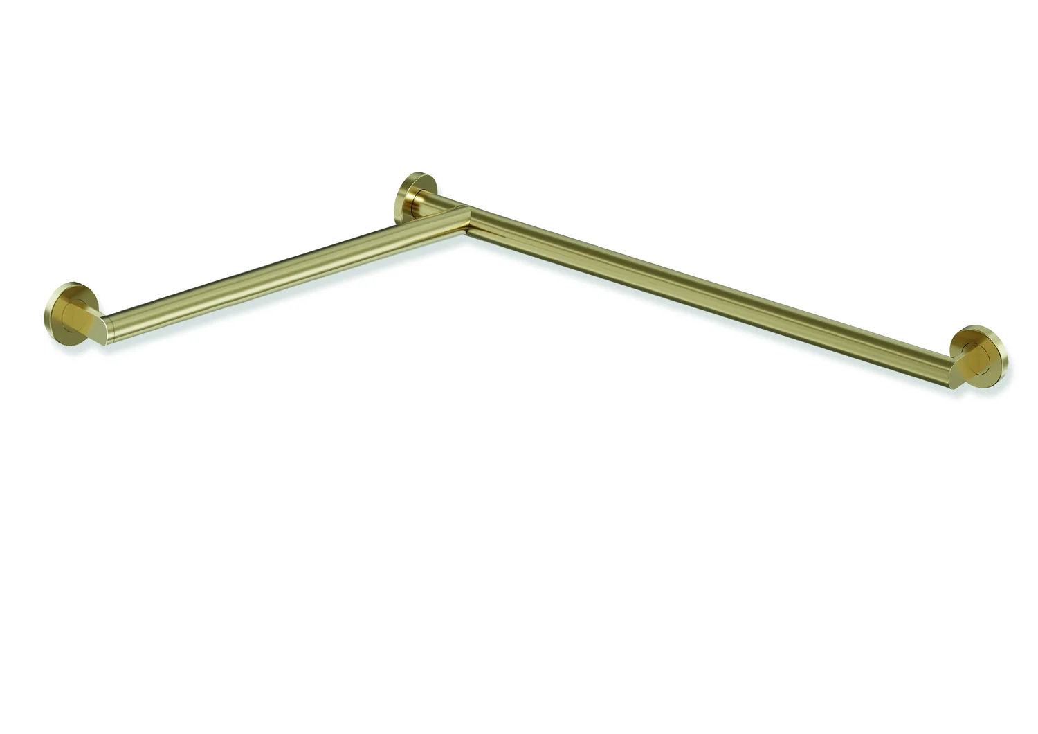 HEWI System 900 Duschhandlauf, Edelstahl, PVD beschichtet, links