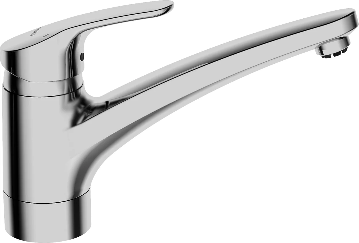 HansaMIX Einhebelmischer Küchenarmatur HansaMIX 0114 Ausladung 203 mm DN15 Chrom