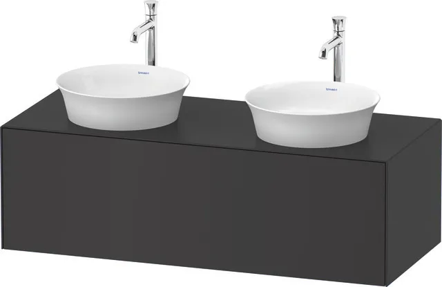 Duravit Waschtischunterschrank wandhängend „White Tulip“ 130 × 40,8 × 55 cm Duravit Waschtischunterschrank wandhängend „White Tulip“ 130 × 40,8 × 55 cm