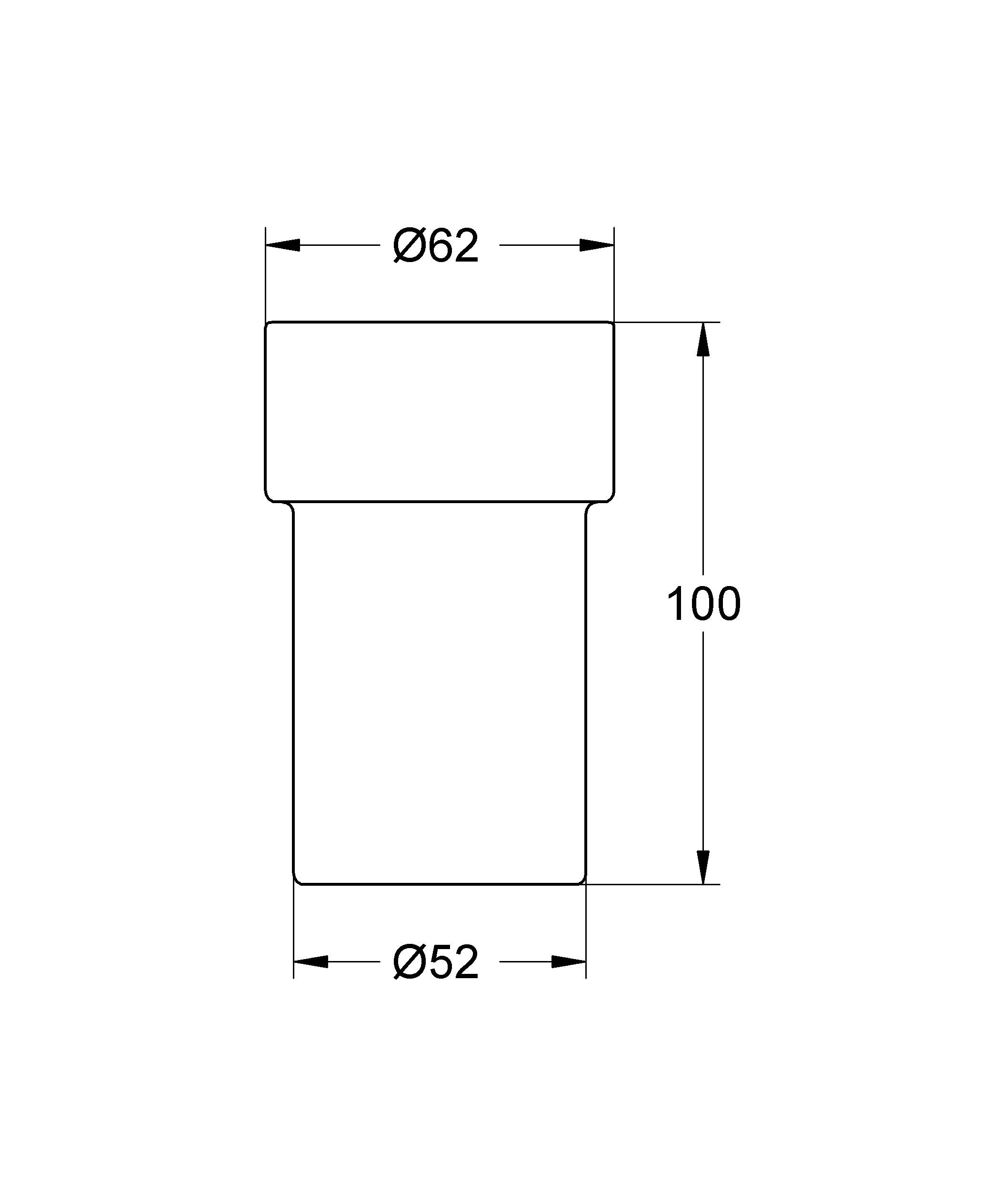 Kristallglas 40254, satiniert