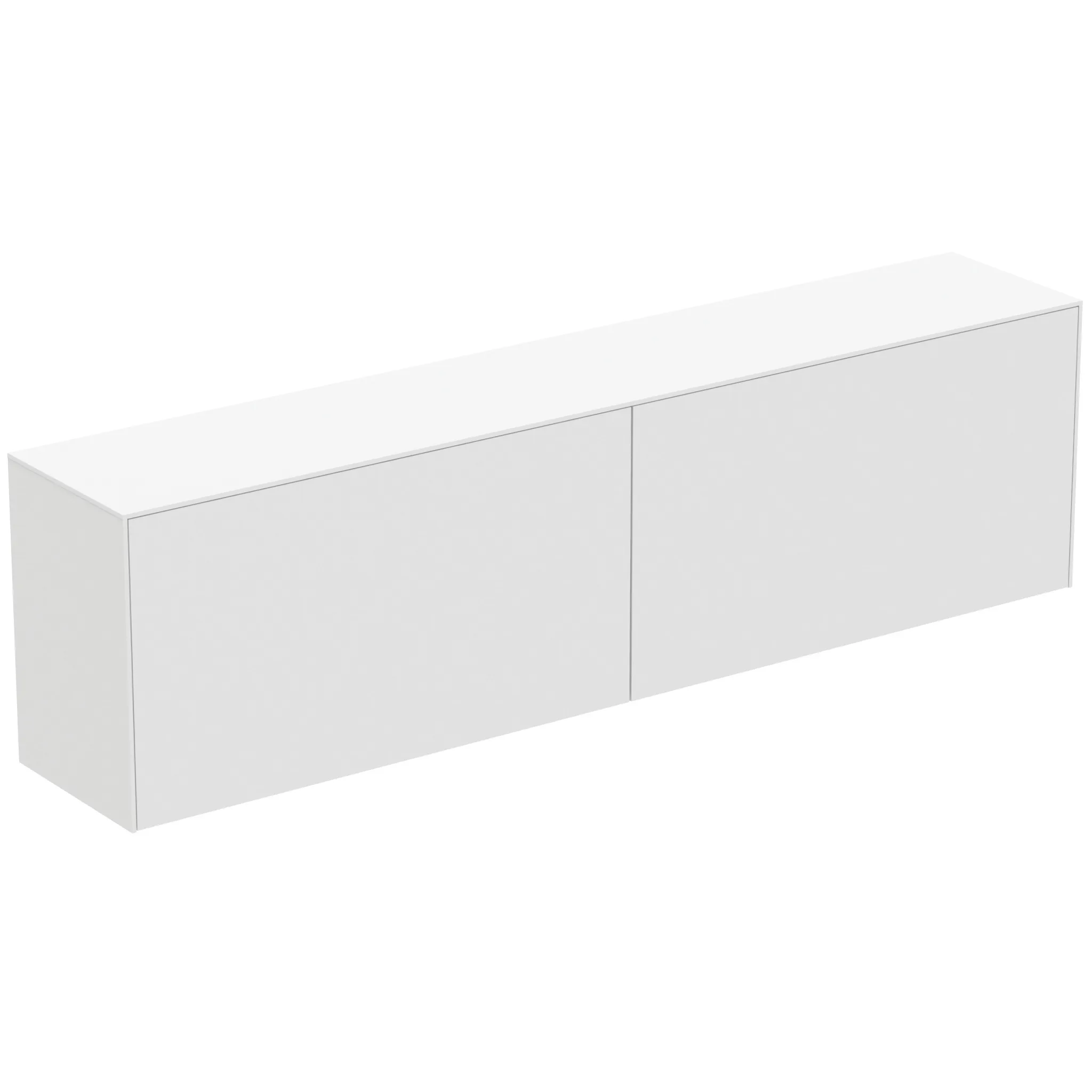 Ideal Standard Waschtischunterschrank „Conca“ 198,7 × 55 × 37,3 cm Weiß matt lackiert Ideal Standard Waschtischunterschrank „Conca“ 198,7 × 55 × 37,3 cm Weiß matt lackiert