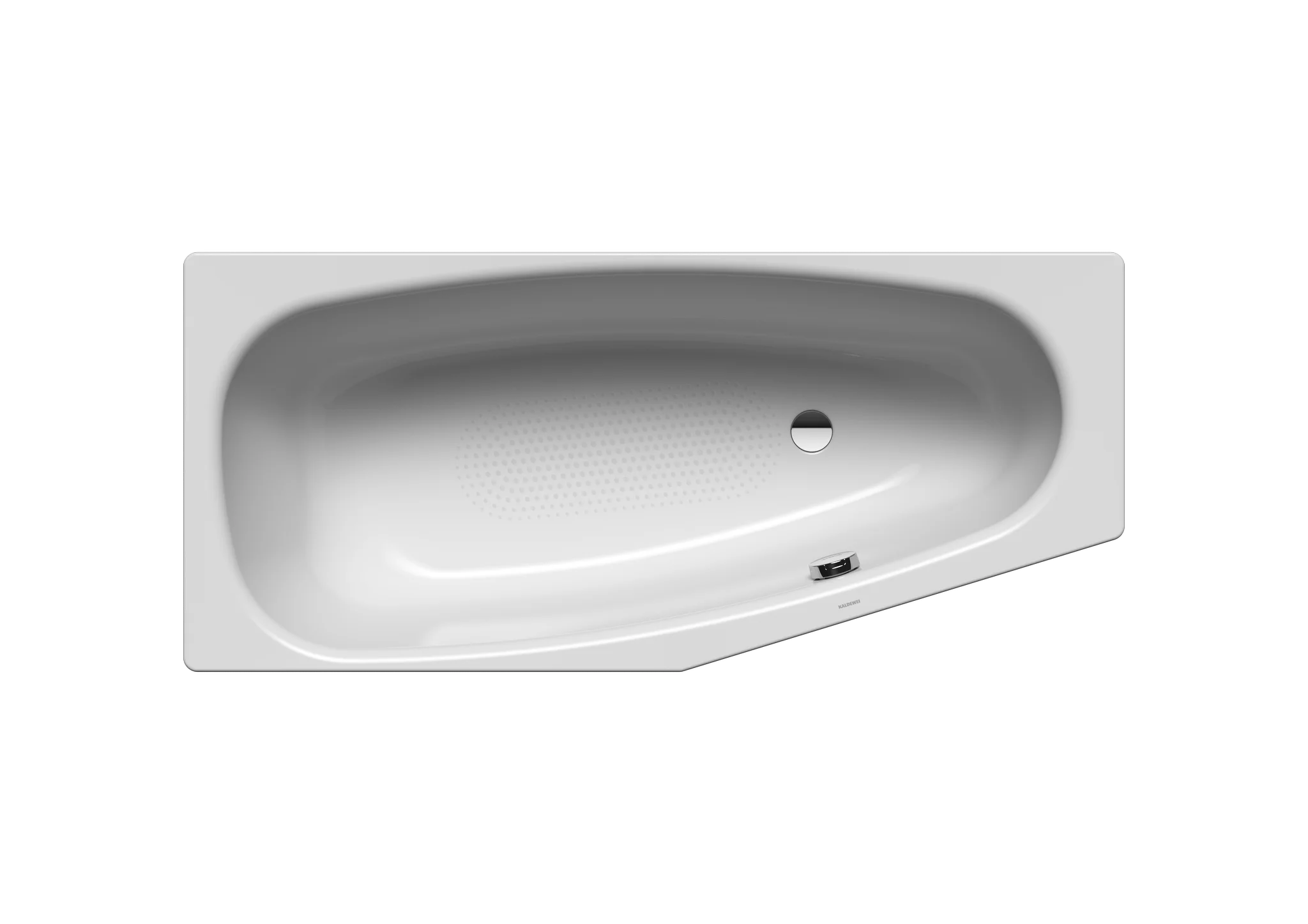 Kaldewei MINI RECHTS Badewanne, 1570x700 mm, manhattan, Vollantislip