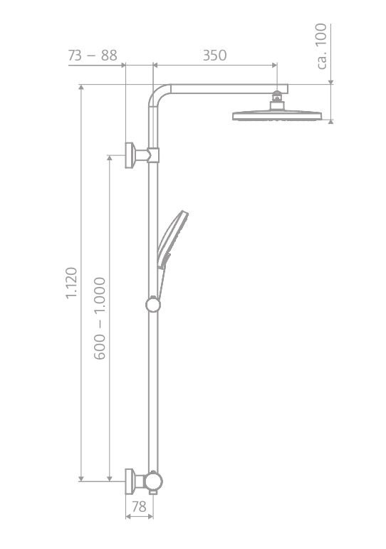 HSK Duschthermostat „AquaXPro 100“ mit Sicherheitsthermostat-Armatur HSK Duschthermostat „AquaXPro 100“ mit Sicherheitsthermostat-Armatur