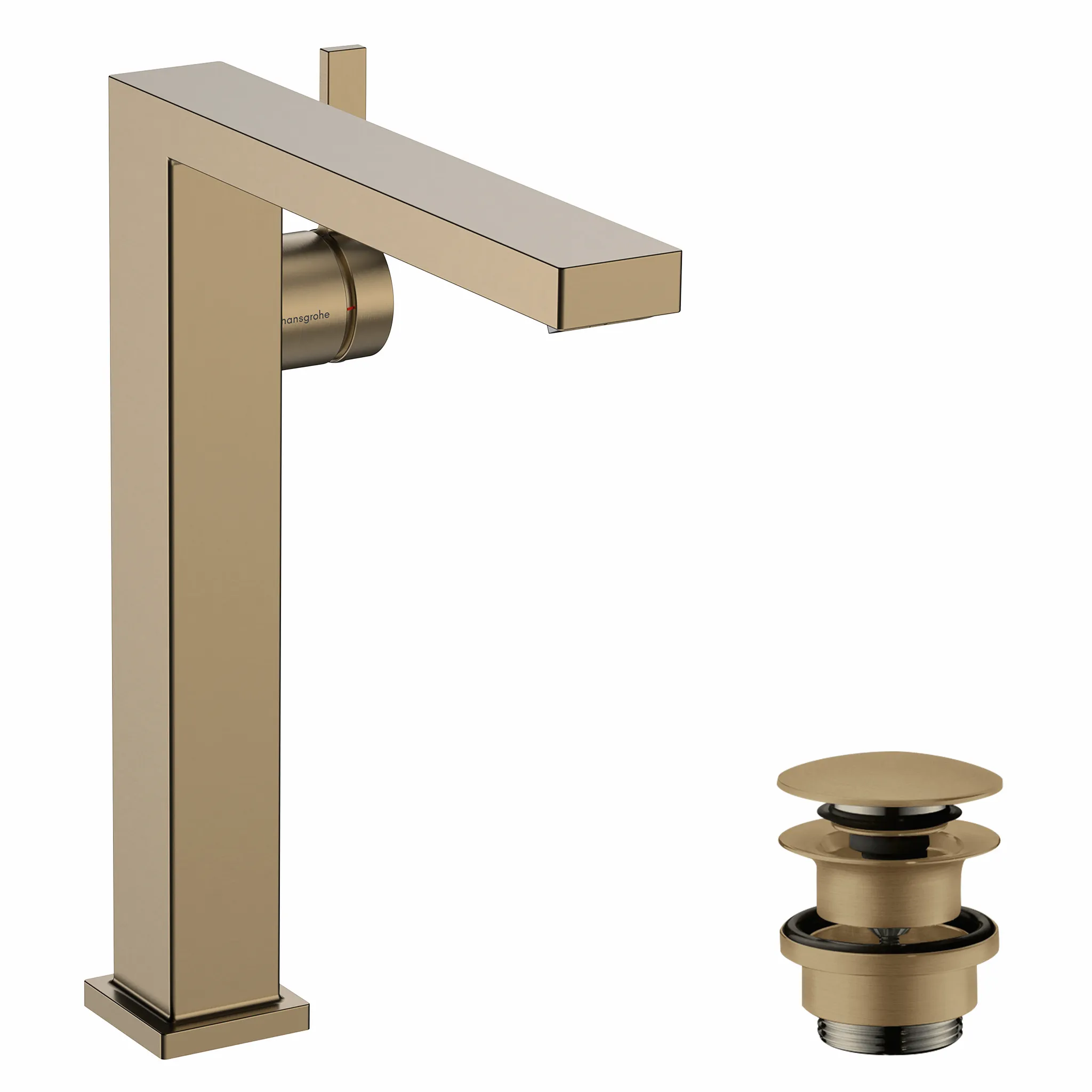 Hansgrohe Tecturis E Einhebel-Waschtischmischer 240 Fine CoolStart EcoSmart+ Brushed Bronze Hansgrohe Tecturis E Einhebel-Waschtischmischer 240 Fine CoolStart EcoSmart+ Brushed Bronze