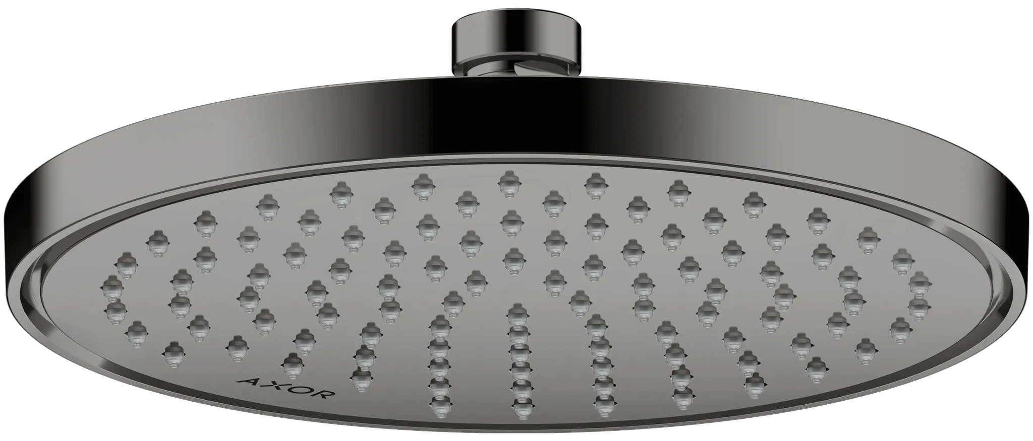 Hansgrohe AXOR ShowerSolutions Kopfbrause 220 1jet EcoSmart, Polished Black Chrome