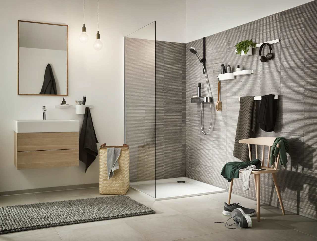 Hansgrohe ShowerTablet Select Brausethermostat 400 Aufputz, Chrom, DN15, max. Durchfluss 16,3 l/min, min./max. Betriebsdruck 1–10 bar Hansgrohe ShowerTablet Select Brausethermostat 400 Aufputz, Chrom, DN15, max. Durchfluss 16,3 l/min, min./max. Betriebsdruck 1–10 bar