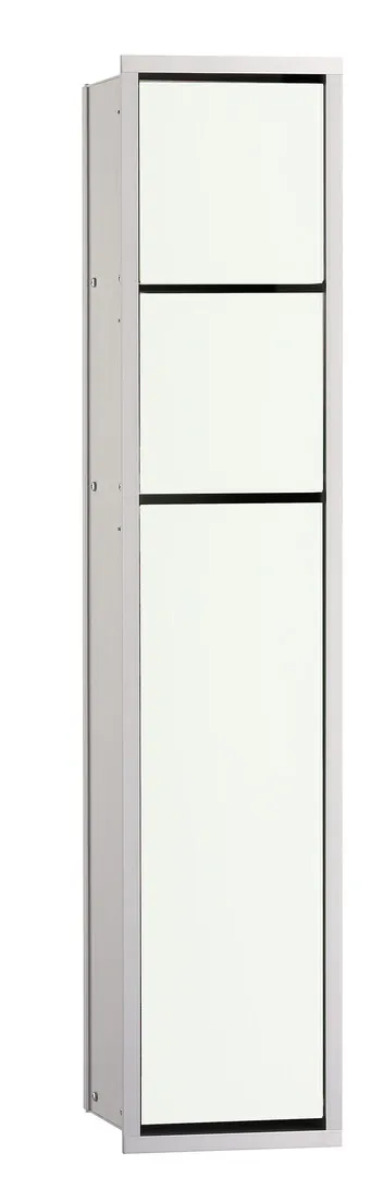emco WC-Modul „asis module 150“ 16,8 × 78,7 × 15,3 cm in aluminium (silber, matt) / optiwhite emco WC-Modul „asis module 150“ 16,8 × 78,7 × 15,3 cm in aluminium (silber, matt) / optiwhite